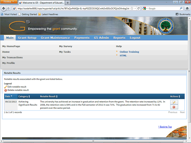 Screen image of this step