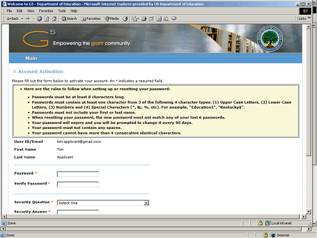 Screen image of this step