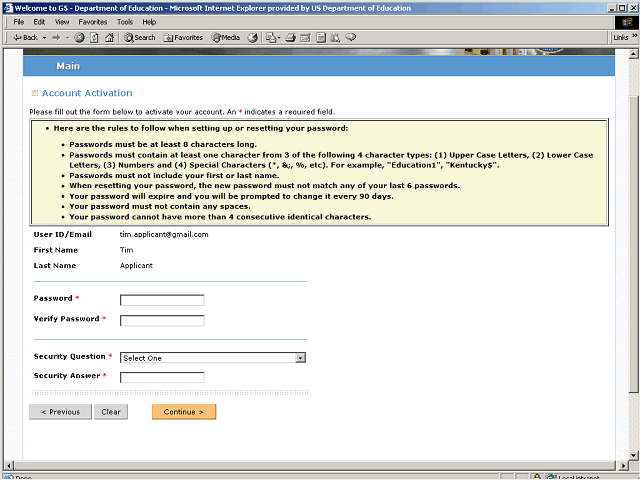 Screen image of this step