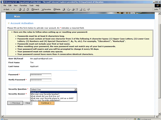 Screen image of this step