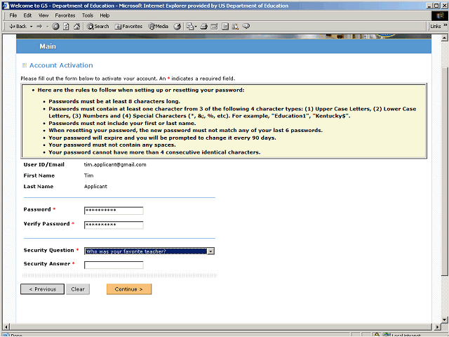 Screen image of this step