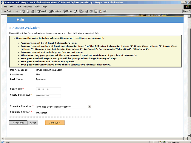 Screen image of this step