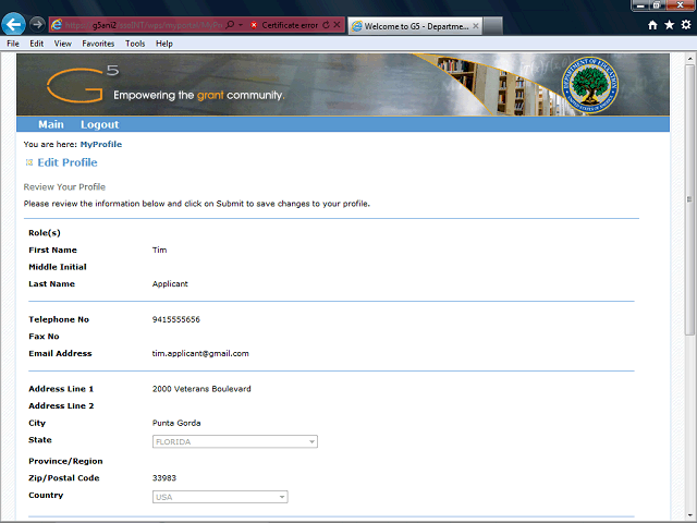 Screen image of this step