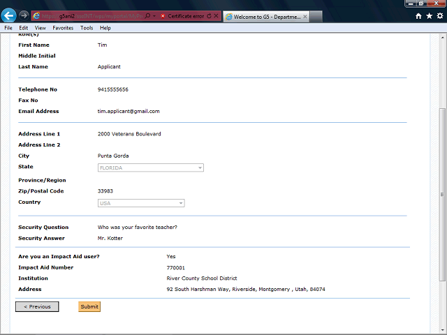 Screen image of this step