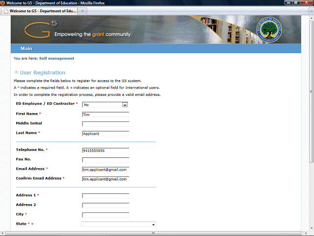 Screen image of this step