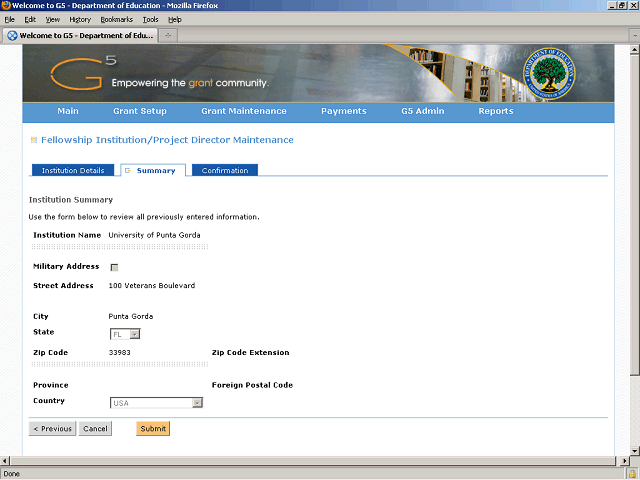 Screen image of this step