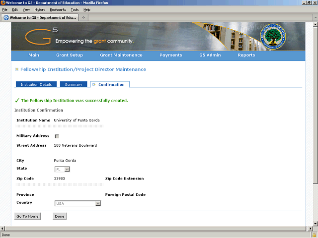 Screen image of this step