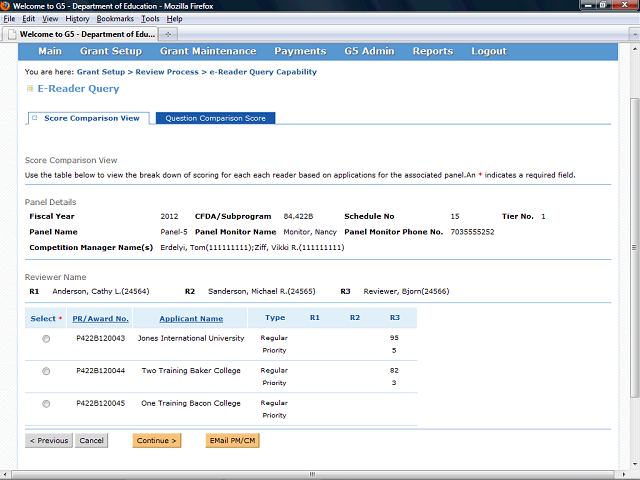 Screen image of this step