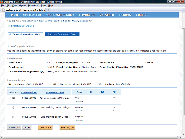 Screen image of this step
