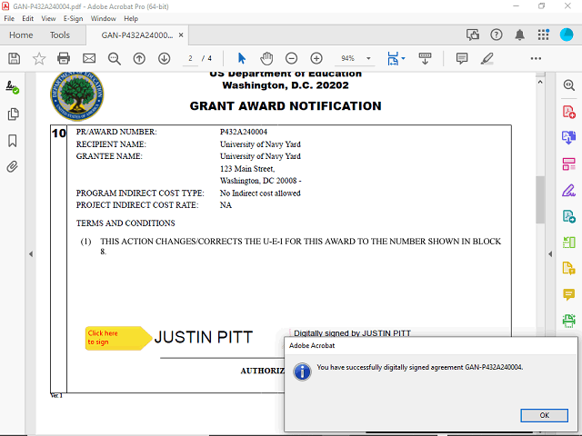Screen image of this step
