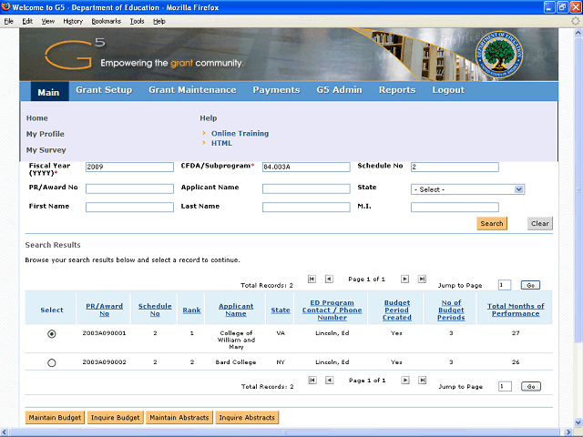 Screen image of this step
