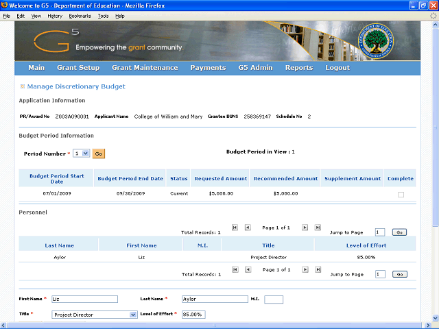 Screen image of this step