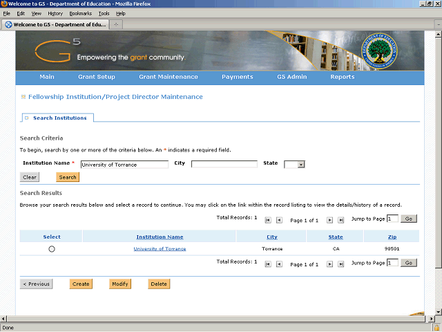 Screen image of this step