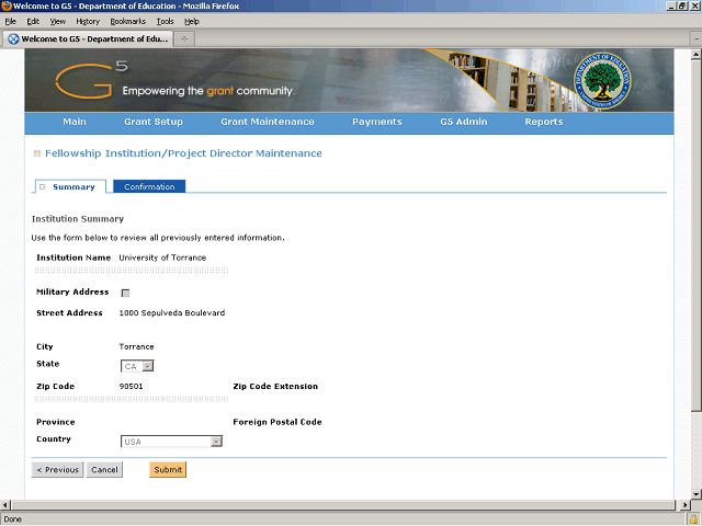 Screen image of this step