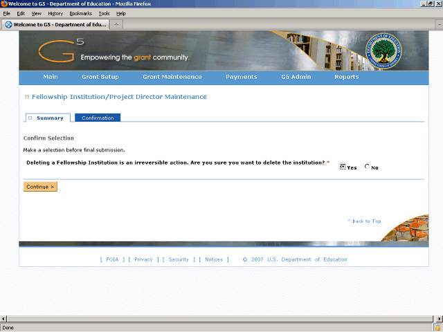 Screen image of this step