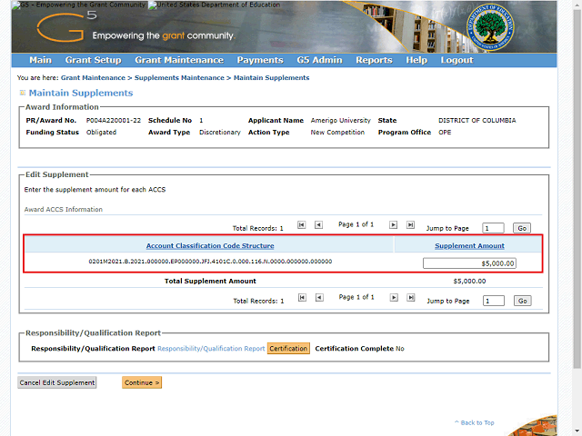 Screen image of this step