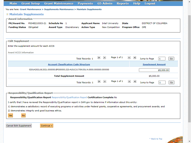 Screen image of this step