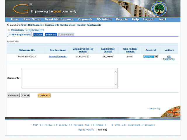 Screen image of this step