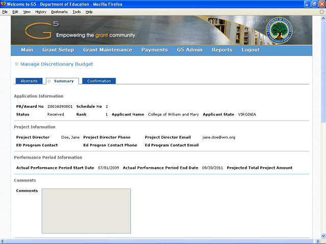 Screen image of this step