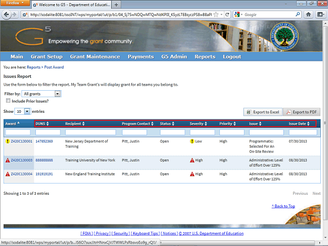 Screen image of this step