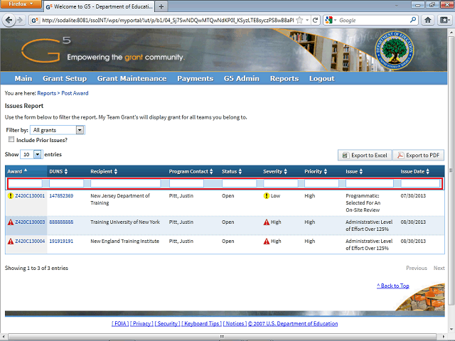 Screen image of this step
