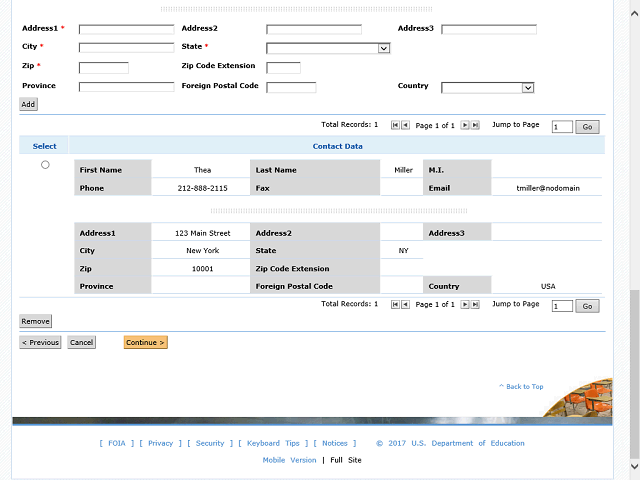 Screen image of this step