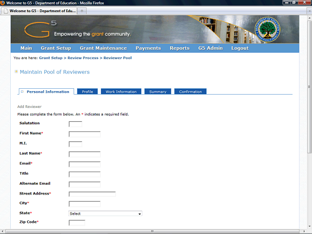 Screen image of this step