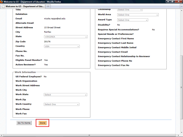 Screen image of this step