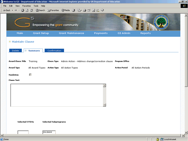 Screen image of this step