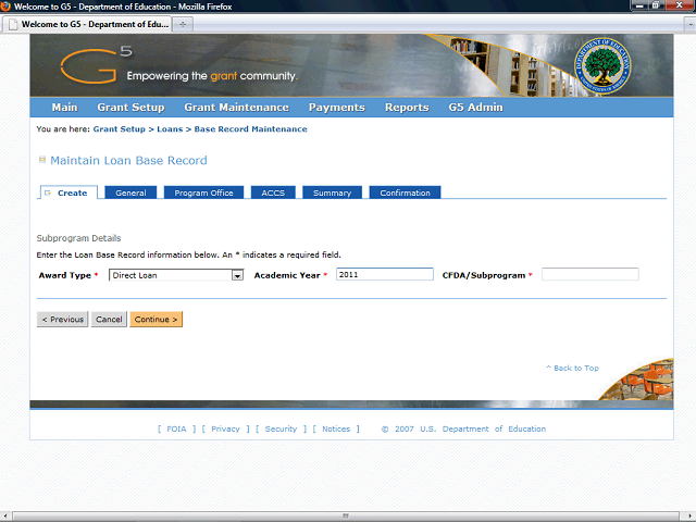 Screen image of this step