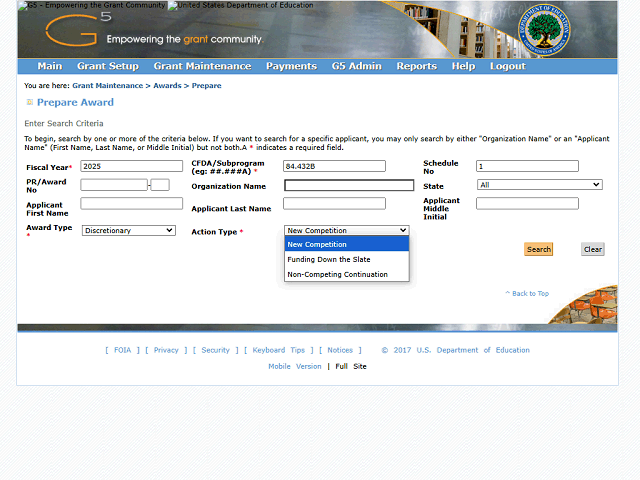 Screen image of this step
