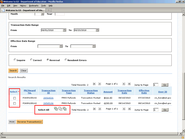 Screen image of this step