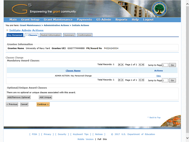 Screen image of this step