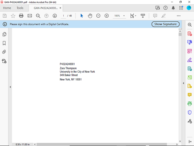 Screen image of this step