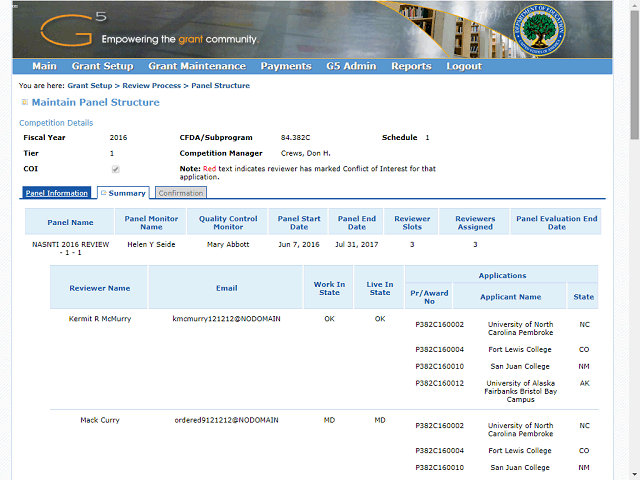 Screen image of this step