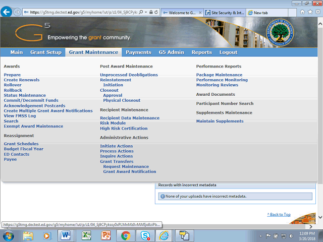 Screen image of this step