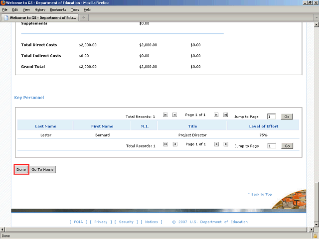 Screen image of this step