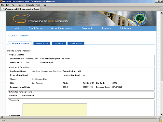 Screen image of this step
