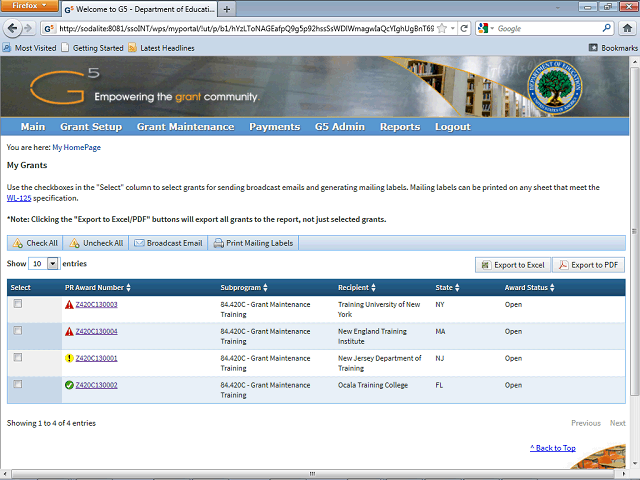Screen image of this step