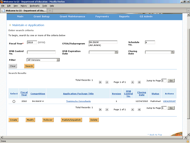 Screen image of this step