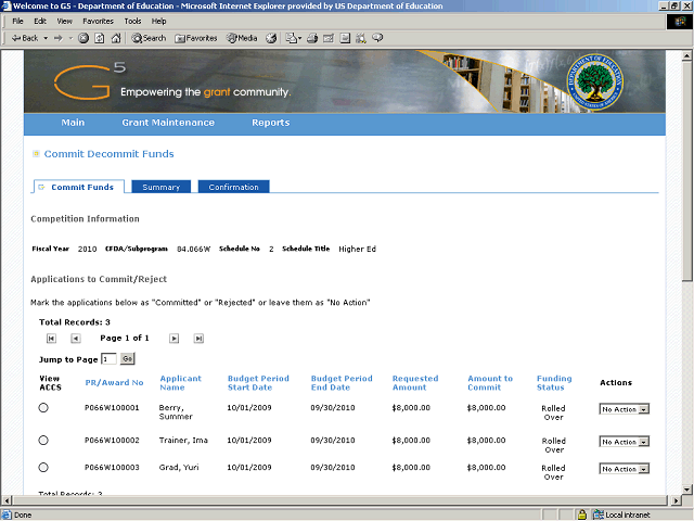 Screen image of this step