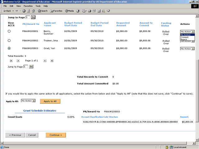 Screen image of this step