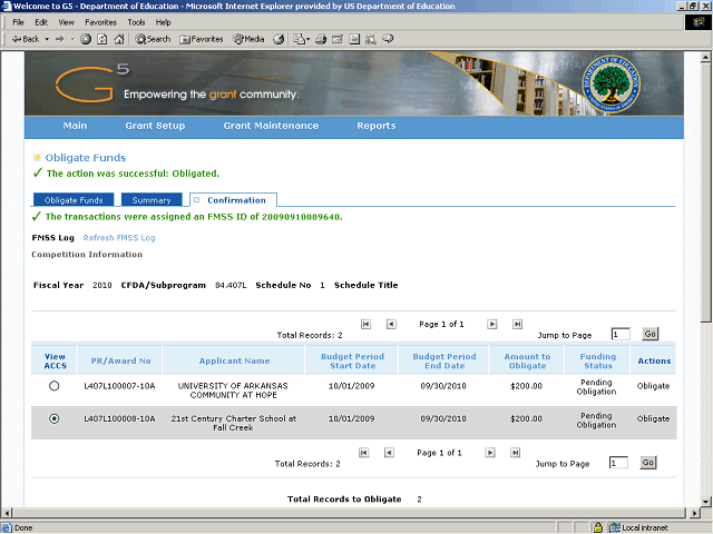 Screen image of this step