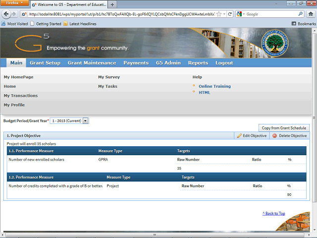 Screen image of this step
