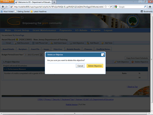 Screen image of this step