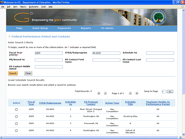 Screen image of this step