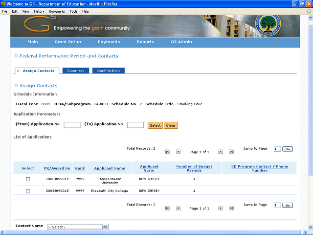 Screen image of this step