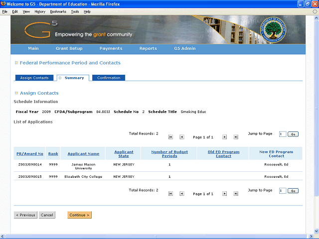 Screen image of this step