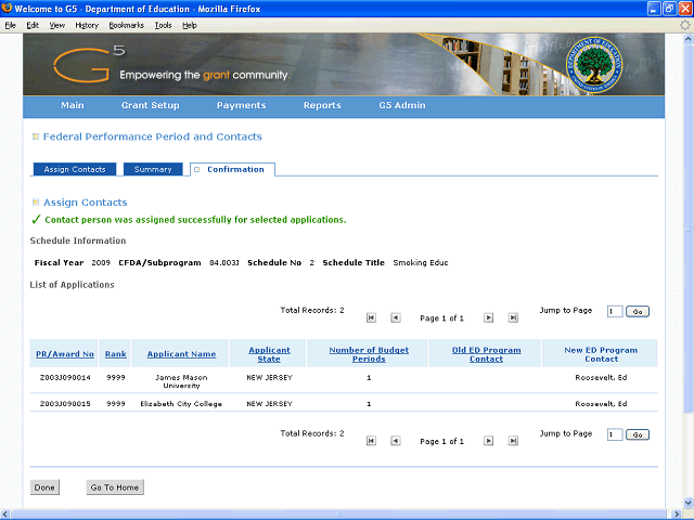 Screen image of this step