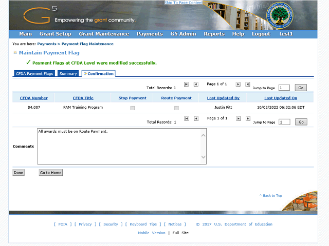 Screen image of this step